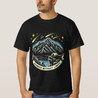 T-shirt Starry Night Mountain & Camping