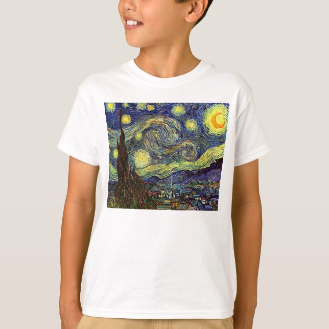 T-shirt Starry Night, Van Gogh (Devant)