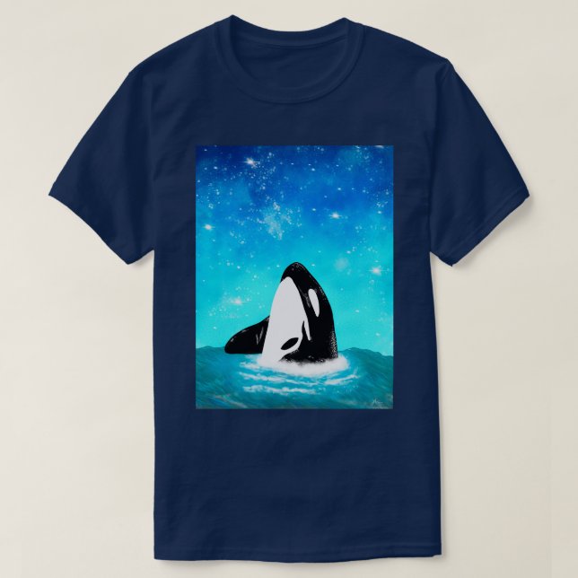 T-shirt Starry Orca (Design devant)