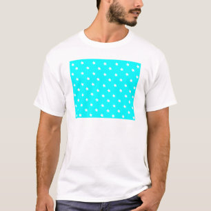 T-shirt Stars Cyan White Le MUSÉE Zazzle Cadeaux