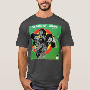 T-shirt Stars Du Zaïre FadedStyle Africain Vinyl Record Gi