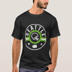 T-shirt Stars Et Bandes De Football De Seattle Washington