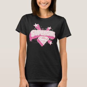 T-shirt Stars et logo supergirl
