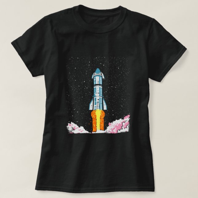 T-shirt Starship SpaceX (Design devant)