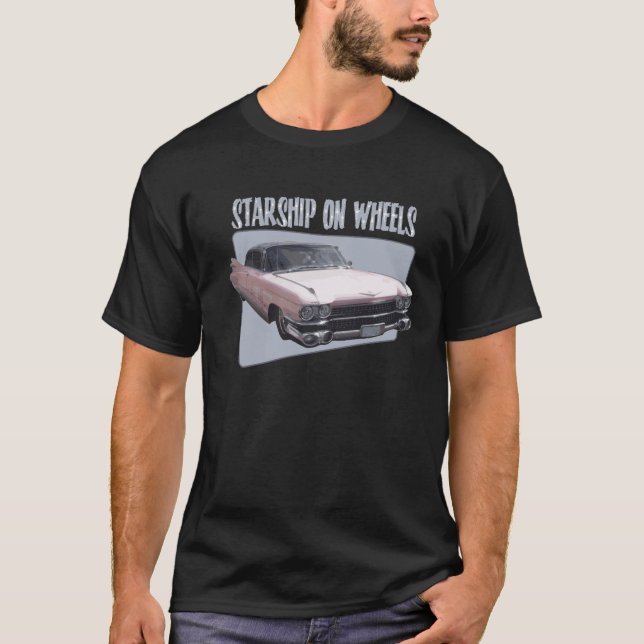 T-shirt Starship sur des roues (Devant)