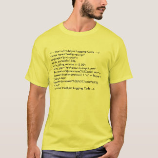 T-shirt <!-- Start of HubSpot Logging Code  --><script…