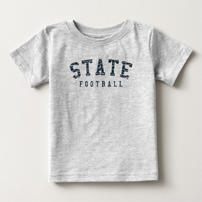 T-shirt STATE Football (bleu marine) (Devant)