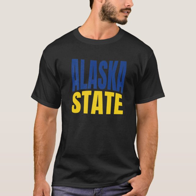 T-shirt State of Alaska Pride Culture Voyage (Devant)