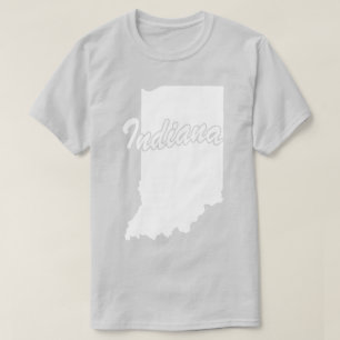 T-shirt State Of Indiana Shape