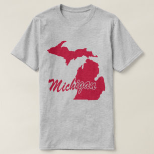 T-shirt State Of Michigan Shape