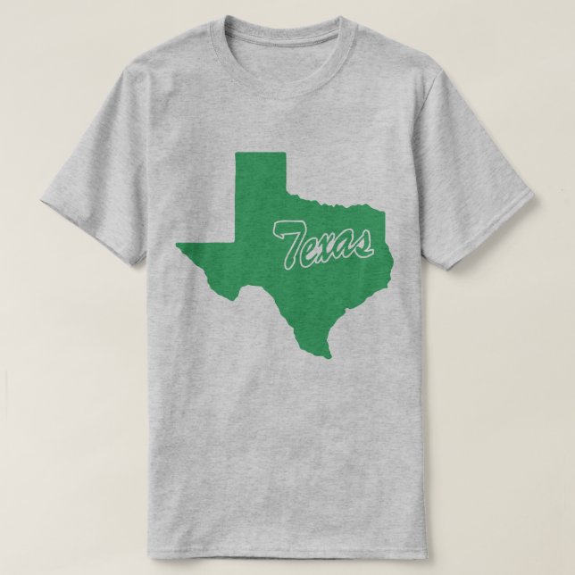 T-shirt State Of Texas Shape (Design devant)