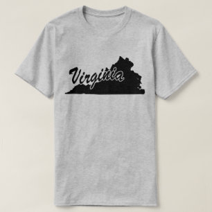 T-shirt State Of Virginia Shape