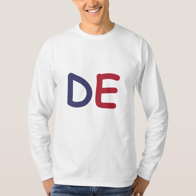 T-shirt StateMeant USA Delaware DE (Devant)