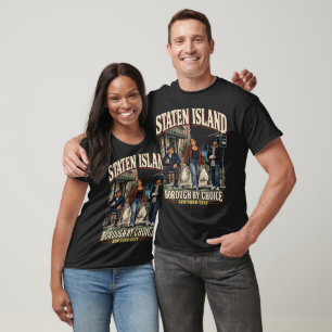 T-shirt Staten Island Borough Par Choix NYC