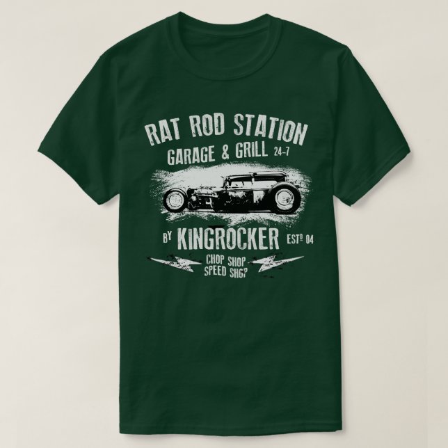T-shirt Station de disques (Design devant)
