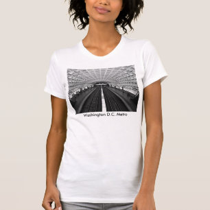 T-shirt Station de métro Washington Regard sur les rails