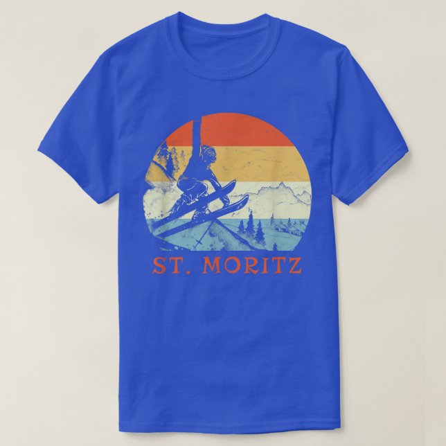 T-shirt Station de ski (Design devant)