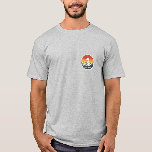 T-shirt Station de ski Angel Fire (Devant)