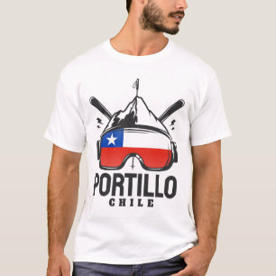 T-shirt Station de ski de Portillo Chili Ski de fond