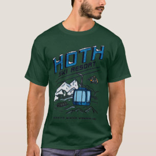 T-shirt Station de ski Hoth drôle
