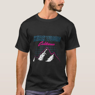 T-shirt Station De Ski Kirkwood California Usa 1980S Retro