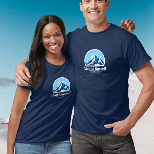 T-shirt Station de ski Mont Russell Californie Sierra Neva