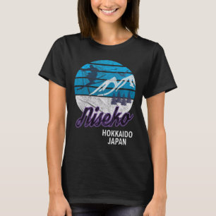 T-shirt Station de ski Niseko Hokkaido Island Japon Snowbo