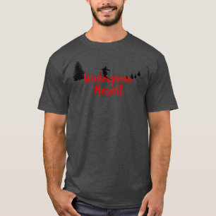 T-shirt Station De Ski Wintergreen Long