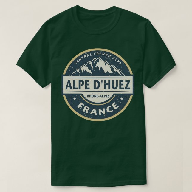 T-shirt Station d'hiver de l'Alpe de Huez (Design devant)
