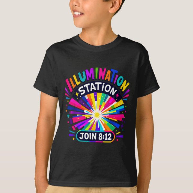 T-shirt station d'illumination chrétienne équipage VBS 202 (Devant)