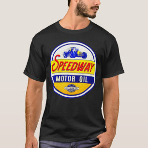 T-shirt Station-essence Speedway Motor Oil Voiture Vélo Ga