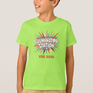T-shirt Station Illumination VBS 2026 Jean 8:12 Vacances 