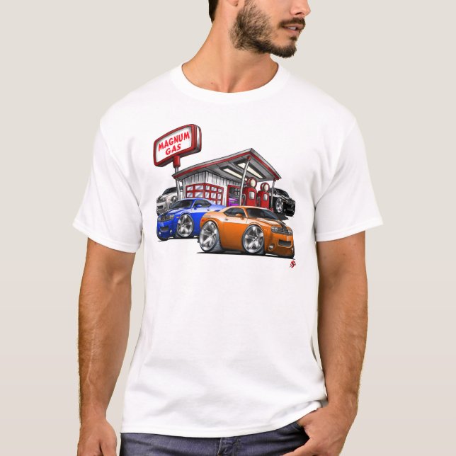 T-shirt Station service de challengeur (Devant)