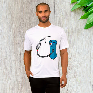 T-shirt Station-service de pompe à essence drôle