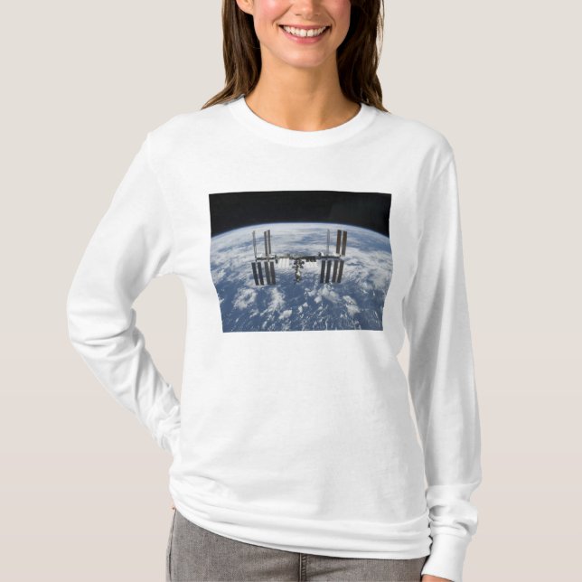 T-shirt Station spatiale internationale en orbite (Devant)