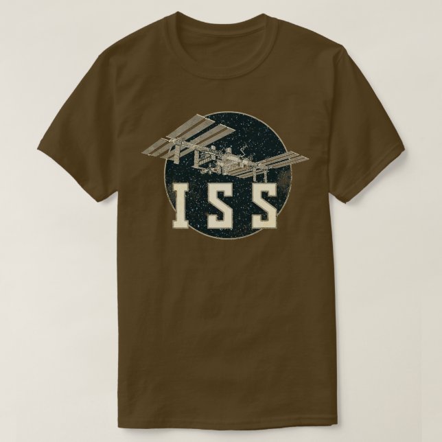 T-shirt Station spatiale internationale ISS (Design devant)
