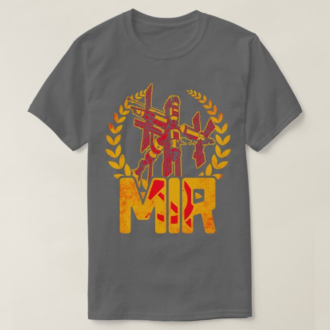 T-shirt Station spatiale Mir 4 (Design devant)