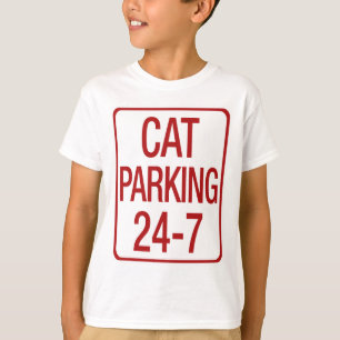 T-shirt Stationnement de chat