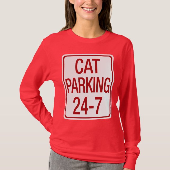 T-shirt Stationnement de chat (Devant)