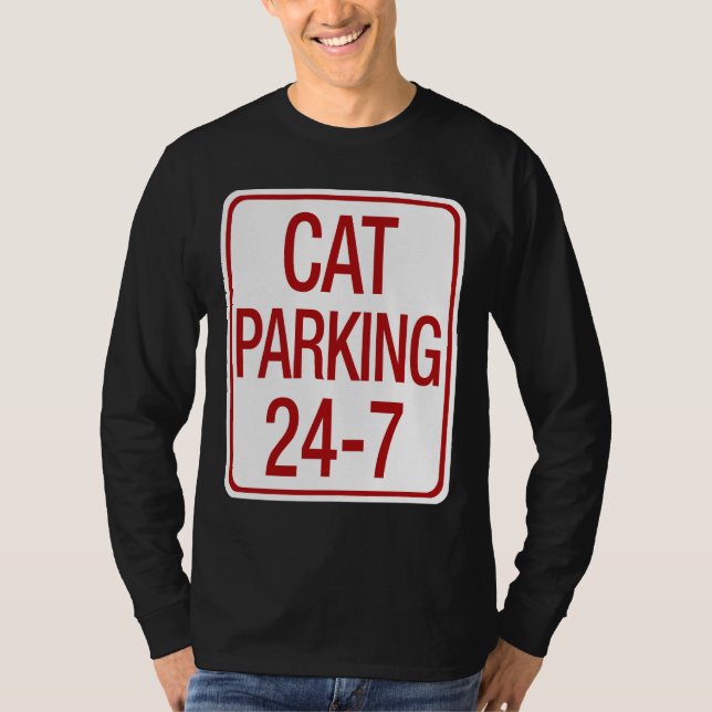 T-shirt Stationnement de chat (Devant)