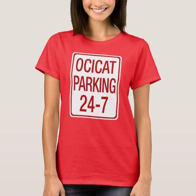 T-shirt Stationnement Ocicat (Devant)