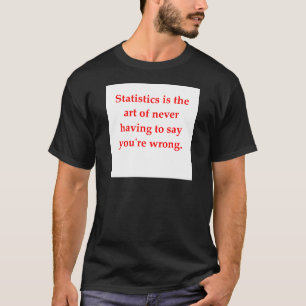 T-shirt statistiques