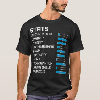 T-shirt Statistiques ADHD