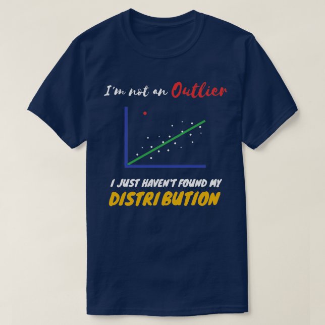 T-shirt Statistiques amusantes A l'intérieur de la blague  (Design devant)