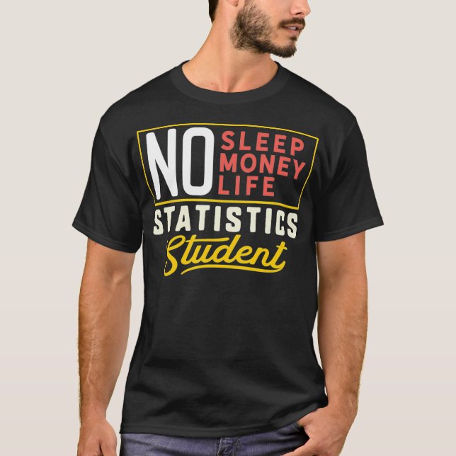 T-shirt Statistiques amusantes Grand étudiant chemise Grad (Devant)