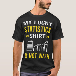T-shirt Statistiques de chemise chanceuse