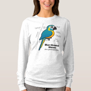 T-shirt Statistiques de Macaw à gorge bleue