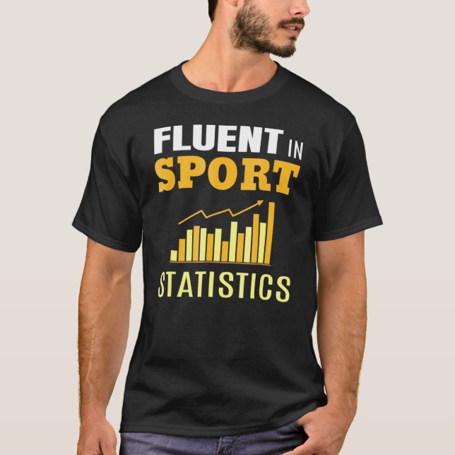 T-shirt Statistiques de Mathématiques Geeky (Devant)