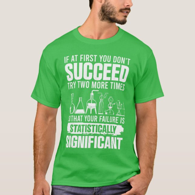 T-shirt Statistiques drôles de la science pour hommes femm (Devant)