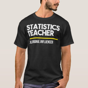 T-shirt Statistiques Enseignant Lycée Enseignants Papa